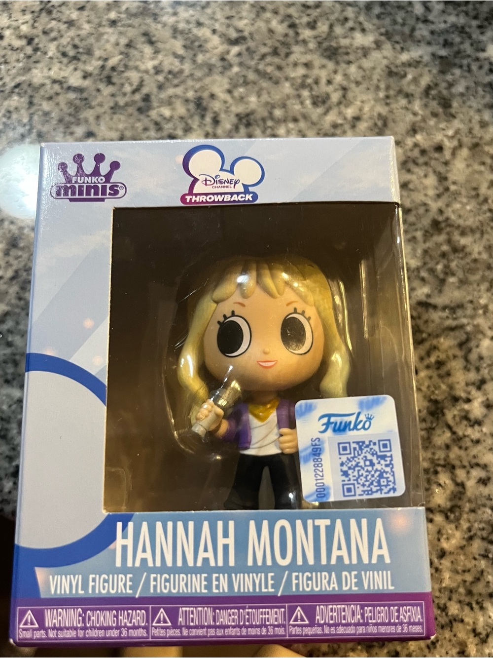 Funko Hannah Montana Vinyl Figure - Blonde, Purple, Black